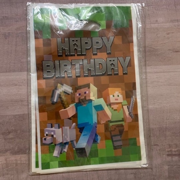 30PC Minecraft Party Favor Bags - Picture 2 of 3